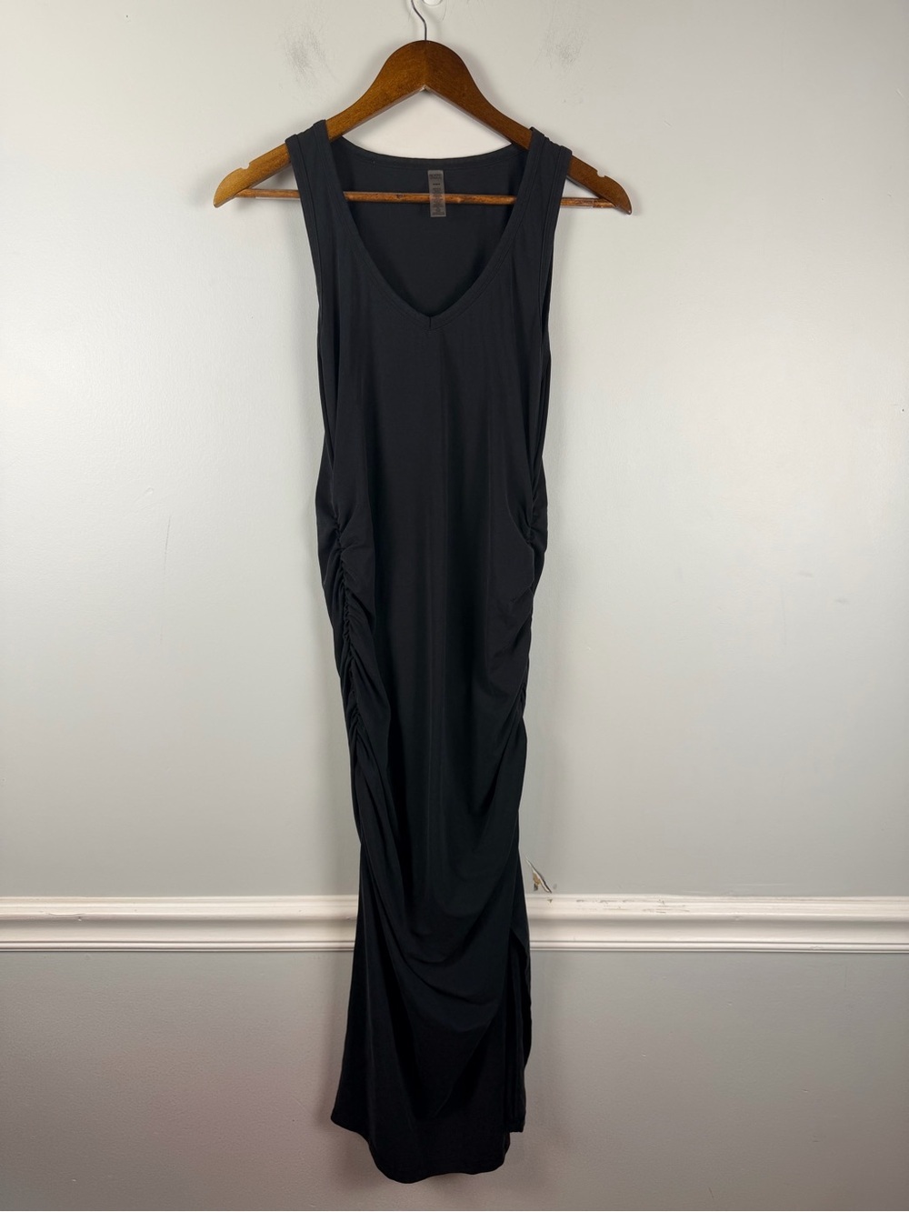 Beyond Yoga Fit the Mood women’s black Midi Tank Dress size Medium